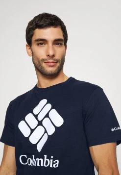 Columbia Hombre BASIC LOGO™ SHORT SLEEVE - Camiseta Estampada - Collegiate Navy -Columbia Tienda De Ventas 7ee73cb8d03545089fd5c43e47526724