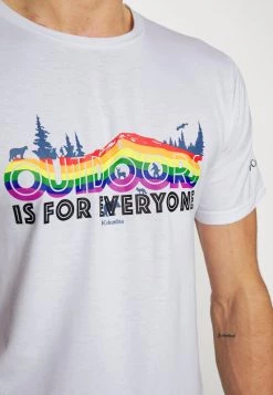 Columbia Hombre MENS SUN TREK SHORT SLEEVE GRAPHIC TEE - Camiseta Deportiva - White -Columbia Tienda De Ventas 82f04ac21e974bbcbdf33f3b1ad81896