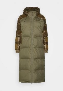Columbia Mujer PIKE LAKE™ LONG JACKET - Abrigo De Invierno - Stone Green/olive Green