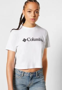 Columbia Mujer NORTH CASCADES™ CROPPED TEE - Camiseta Estampada - White -Columbia Tienda De Ventas 916c1321fc9e46fc861779e85dc9ec66