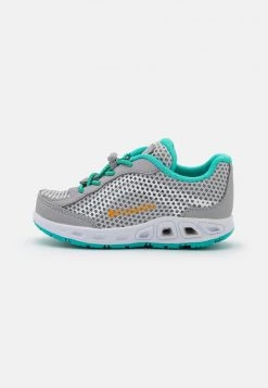 Columbia Unisexo YOUTH DRAINMAKER IV UNISEX - Zapatillas De Senderismo - Grey Ice/bright Marigold