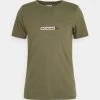 Columbia Hombre RAPID RIDGE™ BACK GRAPHIC TEE - Camiseta Estampada - Stone Green Triple Peak