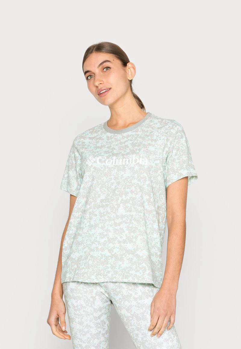 Columbia Mujer NORTH CASCADES PRINTED TEE - Camiseta Estampada - Chalk Dotty Dis 1 Columbia Mujer NORTH CASCADES PRINTED TEE - Camiseta Estampada - Chalk Dotty Dis