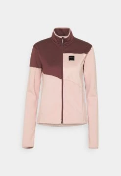 Columbia Mujer LODGE™ HYBRID FULL ZIP - Forro Polar - Mineral Pink/malbec