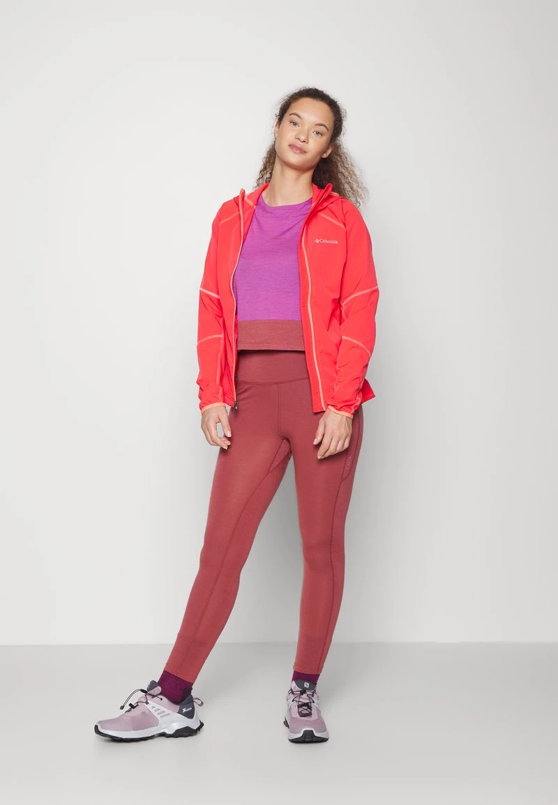 Columbia Mujer AS™ HOODIE - Chaqueta Softshell - Red Hibiscus 2 Columbia Mujer AS™ HOODIE - Chaqueta Softshell - Red Hibiscus - Imagen 2