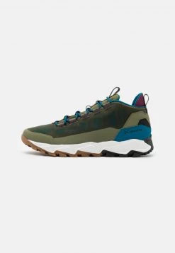 Columbia Hombre FLOW BOROUGH LOW - Zapatillas De Senderismo - Hiker Green/lagoon