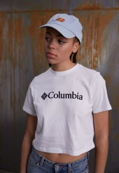 Columbia Mujer NORTH CASCADES™ CROPPED TEE - Camiseta Estampada - White