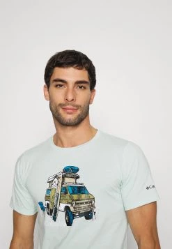 Columbia Hombre MENS SUN TREK SHORT SLEEVE GRAPHIC TEE - Camiseta Deportiva - Icy Morn -Columbia Tienda De Ventas aaf9b0c83f914eb4a5cb8c2359fe200d