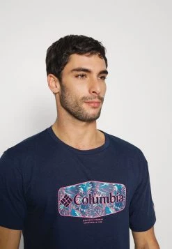 Columbia Hombre THISTLETOWN HILLS GRAPHIC SHORT SLEEVE - Camiseta Estampada - Collegiate Navy Heather -Columbia Tienda De Ventas afcb2eb08614497b83aed8df8825920f