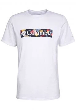 Columbia Hombre RAPID RIDGE™ GRAPHIC TEE - Camiseta Estampada - White/wildfire -Columbia Tienda De Ventas b09dd938af124b50aaa7e1a7f87750d7