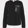 Columbia Mujer WEST BEND CREW - Forro Polar - Black
