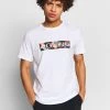 Columbia Hombre RAPID RIDGE™ GRAPHIC TEE - Camiseta Estampada - White/wildfire