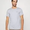 Hombre TECH TRAIL GRAPHIC TEE - Camiseta Estampada - Columbia Grey Heather