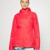 Columbia Mujer POURING ADVENTURE JACKET - Chaqueta Hard Shell - Red Hibiscus