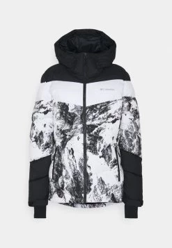 Columbia Mujer ABBOTT PEAKINSULATED JACKET - Chaqueta De Esquí - White/black