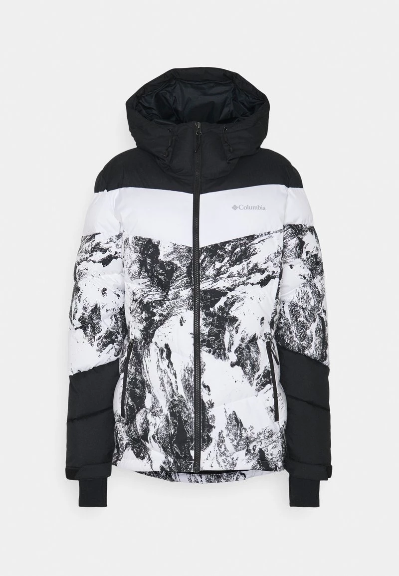 Columbia Mujer ABBOTT PEAKINSULATED JACKET - Chaqueta De Esquí - White/black 1 Columbia Mujer ABBOTT PEAKINSULATED JACKET - Chaqueta De Esquí - White/black