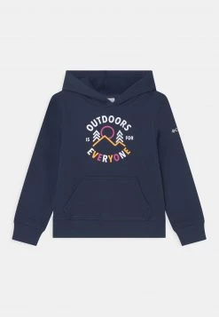 Columbia Unisexo BASIN PARK™ GRAPHIC HOODIE UNISEX - Sudadera - Collegiate Navy