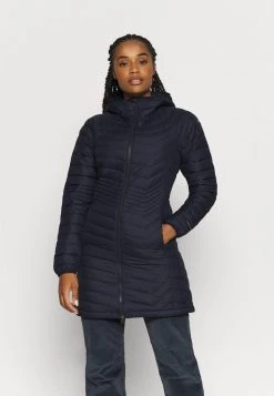 Columbia Mujer POWDER LITE MID JACKET - Abrigo De Invierno - Dark Nocturnal