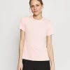 Columbia Mujer FIRWOOD CAMP - Camiseta Estampada - Faux Pink/white