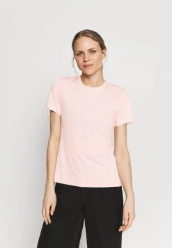 Columbia Mujer FIRWOOD CAMP - Camiseta Estampada - Faux Pink/white