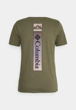 Columbia Hombre RAPID RIDGE™ BACK GRAPHIC TEE - Camiseta Estampada - Stone Green Triple Peak -Columbia Tienda De Ventas dacc41361ee04b299c1154341fee29ab