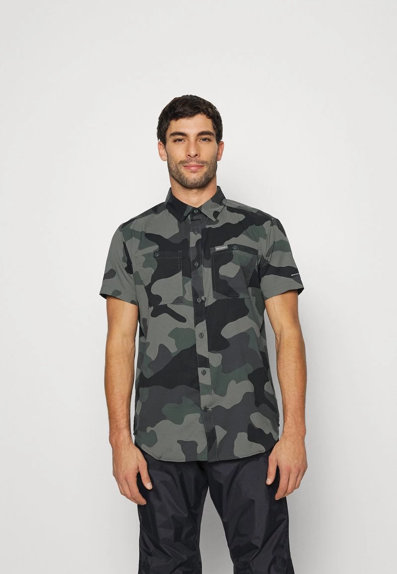 Columbia Hombre UTILIZER SHORT SLEEVE - Camisa - Black 1 Columbia Hombre UTILIZER SHORT SLEEVE - Camisa - Black