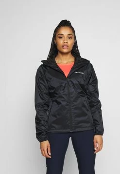 Columbia Mujer ULICA - Impermeable - Black Sheen