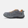 Columbia Unisexo YOUTH REDMOND WATERPROOF - Zapatillas De Senderismo - Ti Grey Steel/gold Amber