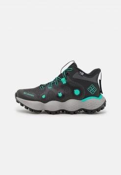 Columbia Mujer ESCAPE THRIVE ENDURE - Zapatillas De Trail Running - Black/electric Turquoise