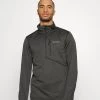 Columbia Hombre PARK VIEW™ HALF ZIP - Forro Polar - Black Heather