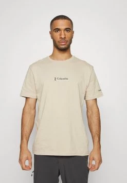 Columbia Hombre BASIC LOGO™ SHORT SLEEVE - Camiseta Estampada - Ancient Fossil
