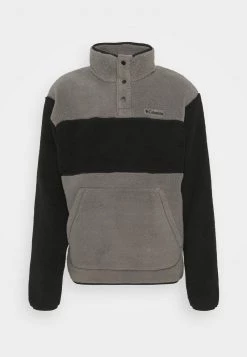 Columbia Hombre RUGGED RIDGE SHERPA SNAP - Forro Polar - City Grey/black