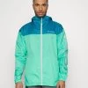 Columbia Hombre FLASH CHALLENGER™ NOVELTY - Chaqueta Outdoor - Electric Turquoise/deep Marine
